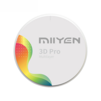 Циркониевый диск MIIYEN 3D Pro Multilayer, D=98, H=10, цвет A1