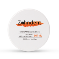 Zahndent SHT-ML циркониевые диски, 98 х 22 мм, цвет B1