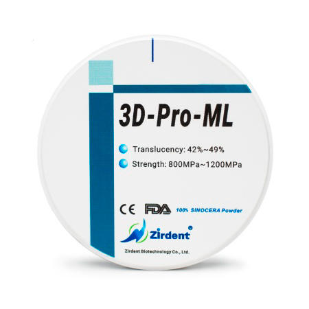 Циркониевые диски Zirdent 3D Pro Multilayer в любом районе Москвы